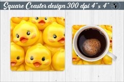 Square Coaster | Puff | 3D coaster Product Image 1