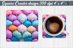 Square Coaster | Puff | 3D coaster Product Image 1