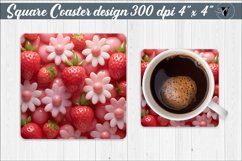 Square Coaster | Puff | 3D coaster Product Image 1