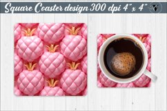 Square Coaster | Puff | 3D coaster Product Image 1