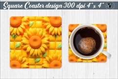 Square Coaster | Puff | 3D coaster Product Image 1