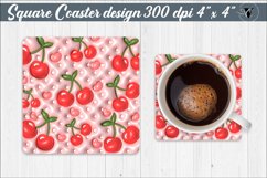 Square Coaster | Puff | 3D coaster Product Image 1