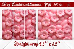 Tumbler wrap | 3d puff tumbler wrap Product Image 1