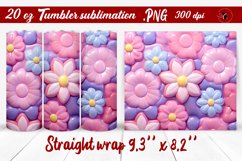 Tumbler wrap | 3d puff tumbler wrap Product Image 1