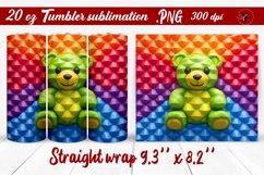Tumbler wrap | 3d puff tumbler wrap Product Image 1