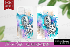 Puffer Fish Floral Phone Case PNG Tropical Case PNG Product Image 1