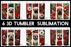 SUPER 108 3D Christmas Dogs Tumbler Sublimation I 18 Breeds Product Image 15