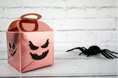 Pumpkin Face Party Favour Box SVG, Halloween SVG Product Image 2