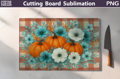 Fall Pumpkin Glass Cutting Board | Thanksgiving Bundle Product Image 10