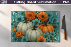 Fall Pumpkin Glass Cutting Board | Thanksgiving Bundle Product Image 11