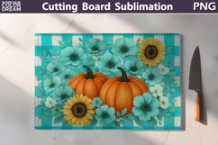 Fall Pumpkin Glass Cutting Board | Thanksgiving Bundle Product Image 14