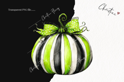 Whimsical Green Pumpkins | Halloween Png Product Image 2