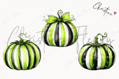 Whimsical Green Pumpkins | Halloween Png Product Image 3