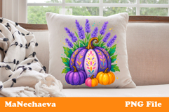 Fall Flower Pumpkin Bundle | Autumn Sublimation PNG Product Image 11