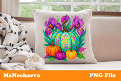 Fall Flower Pumpkin Bundle | Autumn Sublimation PNG Product Image 12