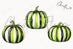 Whimsical Green Pumpkins | Halloween Png Product Image 3