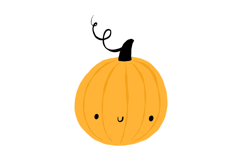 Cute Halloween Pumpkin Clipart PNG Product Image 2
