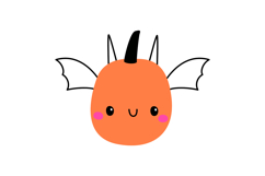 Halloween Pumpkin Bat Clipart Product Image 7