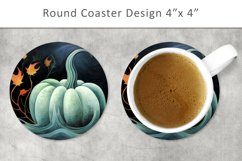 Halloween Pumpkin Round Coaster Product Image 1