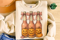 Halloween Beer PNG, Ghost PNG, Pumpkin PNG, Spooky Png Product Image 4