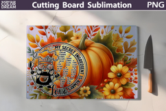 Kitchen Conversion Cutting Board | Thanksgiving Sublimation Product Image 2