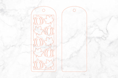 Pumpkin Bookmark SVG Laser Cut Product Image 3
