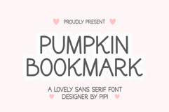 Pumpkin Bookmark Product Image 1