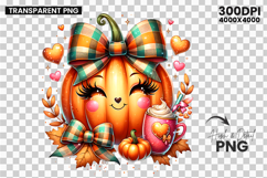 pumpkin bow clipart, autumn harvest png, fall pumpkin sublimation, rustic autumn clipart, thanksgiving pumpkin png, cozy fall design, farmhouse autumn clipart, cute pumpkin with bow, harvest season clipart, autumn sublimation design