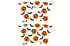 pumpkin cat halloween starbucks 24oz cold cup tumbler wrap svg presized template for tumbler venti suitable for cutting machine or sublimation