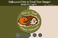 Halloween Trick or Treat Door Hanger Product Image 2