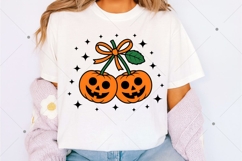 Pumpkin Cherries Png, Autumn Girly Png, Halloween Pumpkin Product Image 1