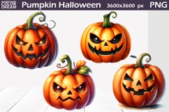 Pumpkin Halloween Clipart | Pumpkin Sublimation Product Image 1