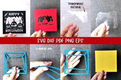 Halloween Pumpkin Confetti Shaker Card |Halloween Paper Cut Product Image 9