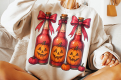 Halloween Beer PNG, Ghost PNG, Pumpkin PNG, Spooky Png Product Image 2