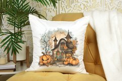 Pumpkin Cottage Clipart Bundle Product Image 2