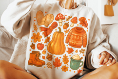 Fall PNG, Fall Vibes PNG, Autumn Png, Cozy Season, Pumpkin Product Image 3