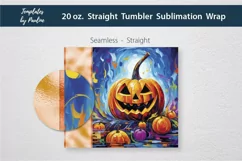 Pumpkin Add Your Name Tumbler Wrap for sublimation
