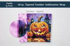 Pumpkin Add Your Name Tumbler Wrap for sublimation