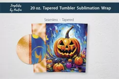 Pumpkin Add Your Name Tumbler Wrap for sublimation