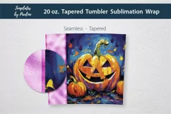 Pumpkin Add Your Name Tumbler Wrap for sublimation