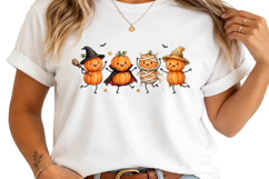 Halloween Pumpkin Character PNG, Halloween Sublimation PNG Product Image 2