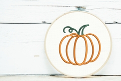 Pumpkin Embroidery Design - Autumn Embroidery Pattern Product Image 3