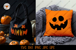Halloween Pumpkin Face SVG, Pumpkin Faces Cut File Product Image 2