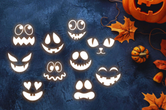 Pumpkin faces SVG Product Image 3