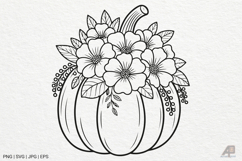 Pumpkin Fall Autumn SVG PNG Bundle Product Image 15