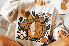 Pumpkin Fall Png, Fall Vibes PNG, Fall PNG, Autumn Png, Cozy Product Image 4