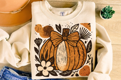 Pumpkin Fall Png, Fall Vibes PNG, Fall PNG, Autumn Png, Cozy Product Image 5