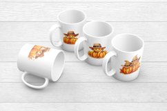 Cute Fall Pumpkins Clipart Bundle - 10 Transparent PNGs Product Image 9