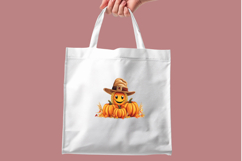 Cute Fall Pumpkins Clipart Bundle - 10 Transparent PNGs Product Image 3