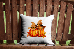 Cute Fall Pumpkins Clipart Bundle - 10 Transparent PNGs Product Image 2